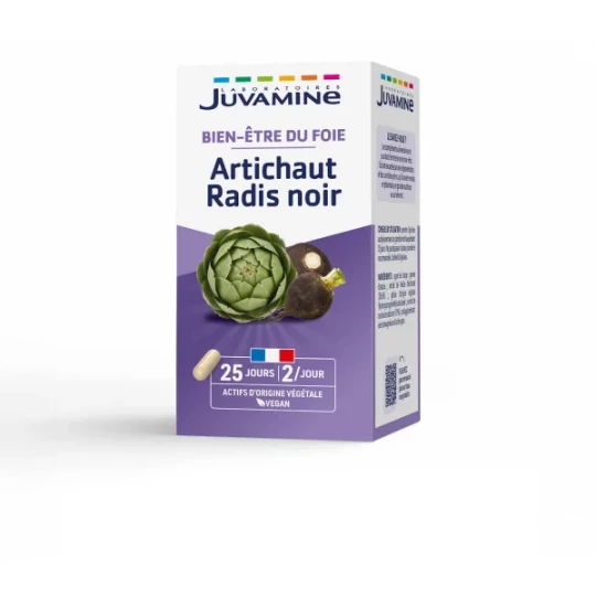 Juvamine Phyto Artichaut Radis Noir x 50