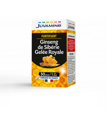 Juvamine Phyto Ginseng de Sibérie et Gelée Royale x 30