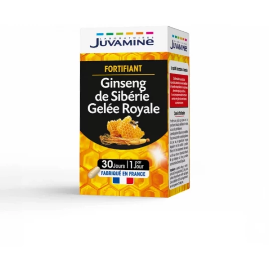 Juvamine Phyto Ginseng de Sibérie et Gelée Royale x 30