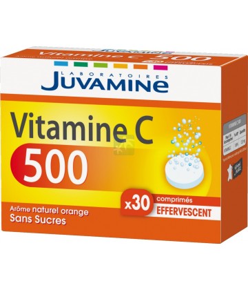 Juvamine Vitamine C 500 Sans Sucre x 30