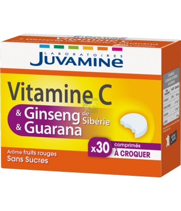 Juvamine Vitamine C Ginseng Guarana x 30