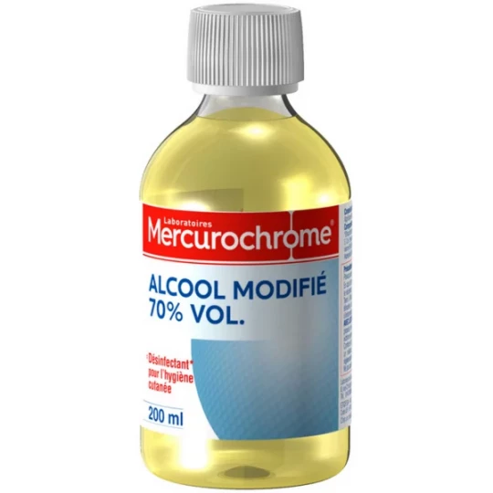 Mercurochrome Alcool Modifié 70 200 ml