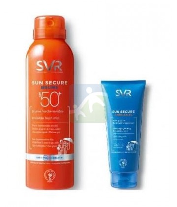 SVR Sun Secure Coffret Brume Fraîche SPF50+ 200 ml + Lait Après-Soleil 50 ml OFFERT
