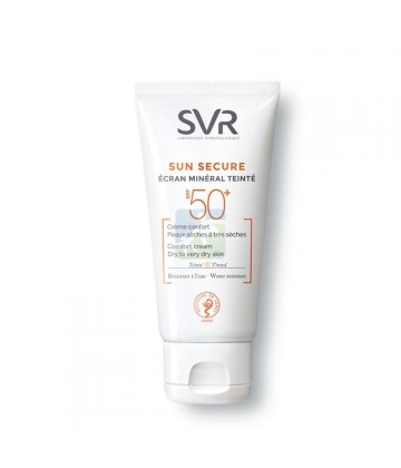 SVR Sun Secure Ecran Minéral Teinté Peaux Sèches à Très Sèches SPF50+ 50 ml