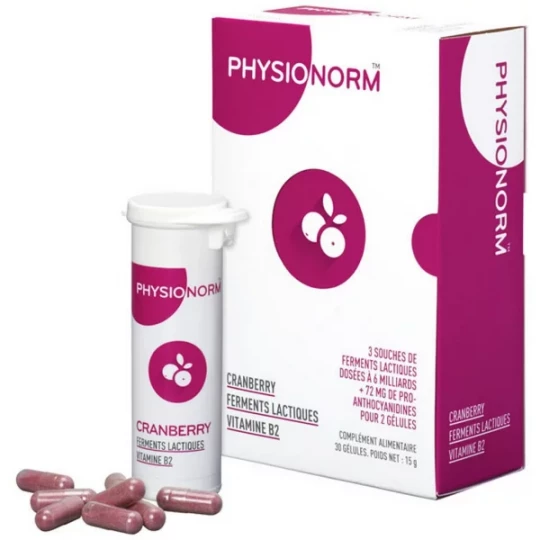 Immubio Physionorm Cranberry Gélules x 30