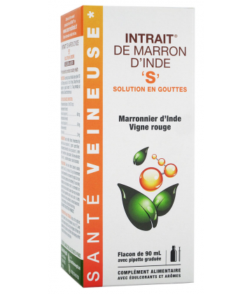 Intrait de Marron d'Inde "S" Solution en Gouttes 90 ml
