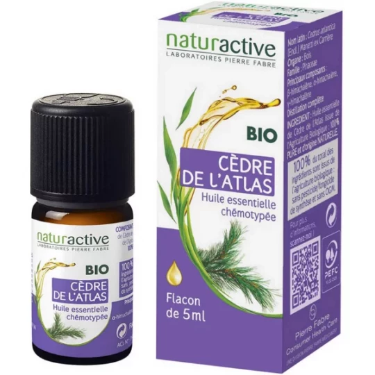 Naturactive Huile Essentielle Bio Cèdre de l'Atlas 5 ml