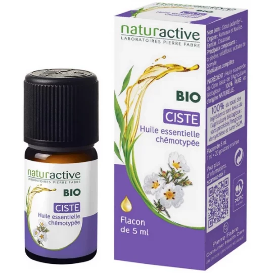 Naturactive Huile Essentielle Bio Ciste 5 ml