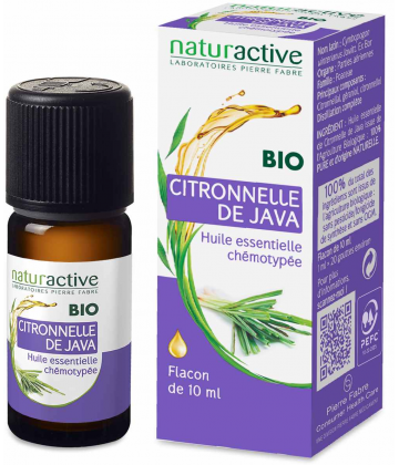 Naturactive Huile Essentielle Bio Citronnelle de Java 10 ml 