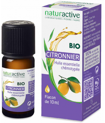 Naturactive Huile Essentielle Bio Citronnier 10 ml