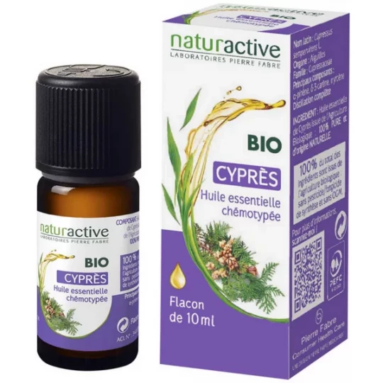 Naturactive Huile Essentielle Bio Cyprès 10 ml