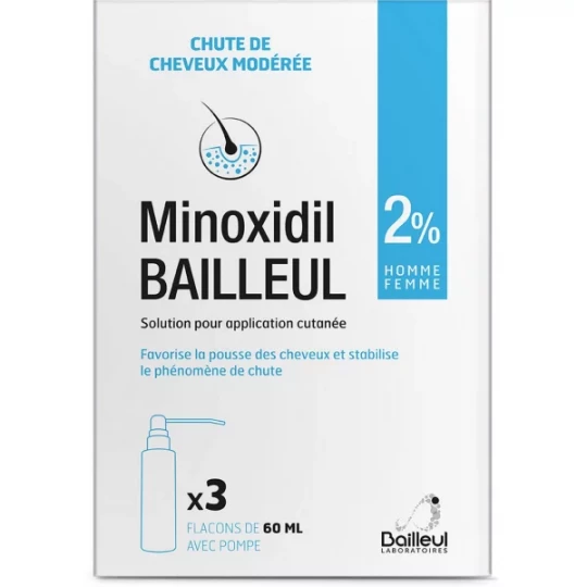 Minoxidil Bailleul 2% 3 x 60 ml - image 3