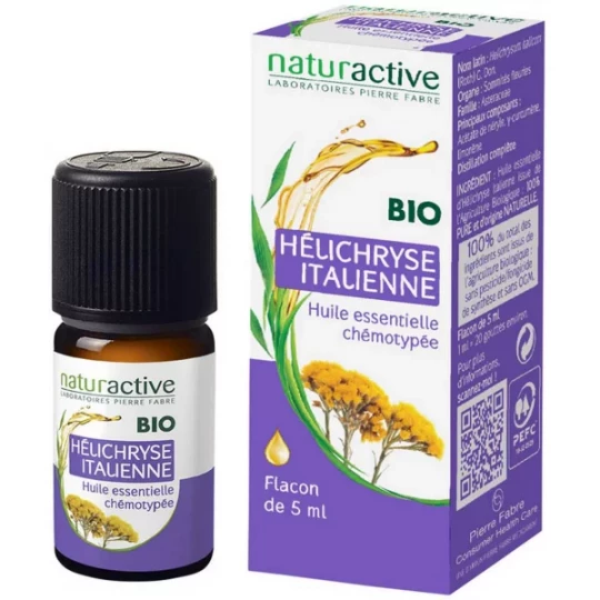 Naturactive Huile Essentielle Bio Hélichryse Italienne 5 ml