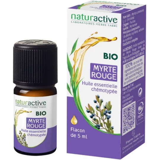 Naturactive Huile Essentielle Bio Myrte Rouge 5 ml