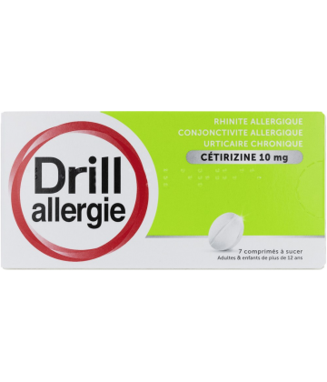 Drill Allergie Cetirizine 10 mg x 7