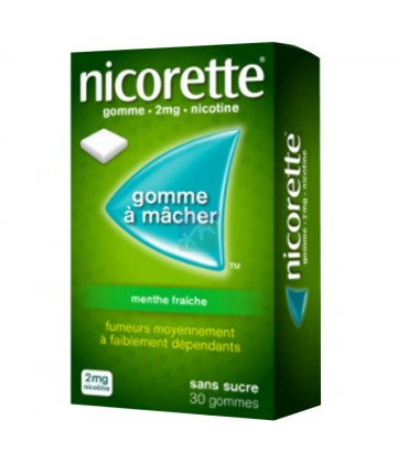 Nicorette 2 mg Menthe Fraîche Sans Sucre x 30