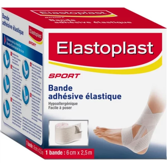 Elastoplast Bande Adhésive Elastique 6 cm