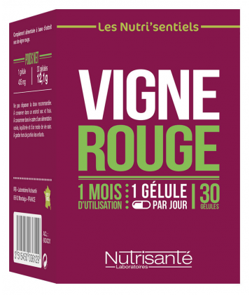 Nutrisanté Les Nutri'sentiels Vigne Rouge x 30