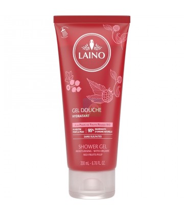 Laino Gel Douche Pulpe de Fruits Rouges Bio 200 ml