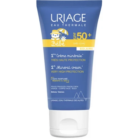 Uriage Bébé 1ère Crème Minérale SPF50+ 50 ml
