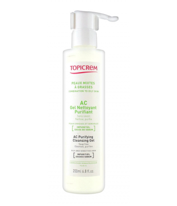 Topicrem AC Gel Nettoyant Purifiant 200 ml