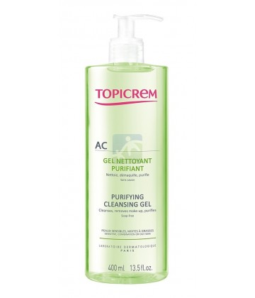 Topicrem AC Gel Nettoyant Purifiant 400 ml