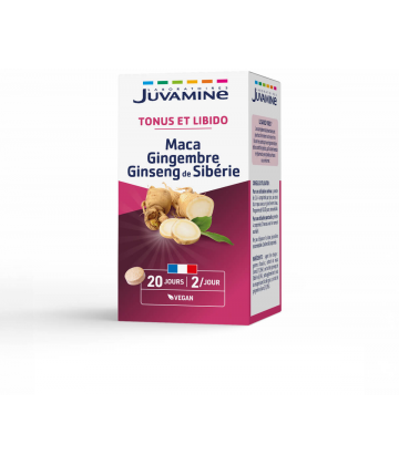 Juvamine Phyto Maca Ginseng Gingembre x 40