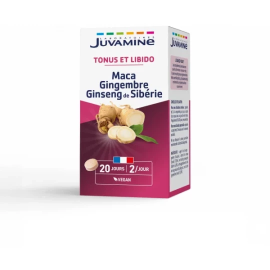 Juvamine Phyto Maca Ginseng Gingembre x 40