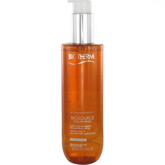 Biotherm Biosource Total Renew.Oil Huile Auto-moussante Purifiante 200 ml