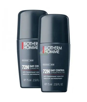 Biotherm Homme Déo 72H Day Control Roll'on 2 x 75 ml