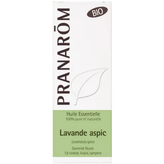 Pranarôm Huile Essentielle Bio Lavande Aspic 10 ml