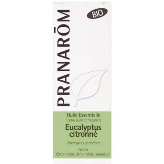 Pranarôm Huile Essentielle Bio Eucalyptus Citronné 10 ml