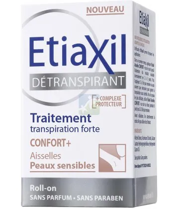 Etiaxil Détranspirant Aisselles Confort + Roll'on 15 ml