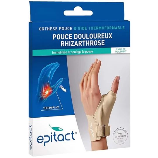 Epitact Orthèse Rigide de Nuit Pouce Taille S Main Droite 