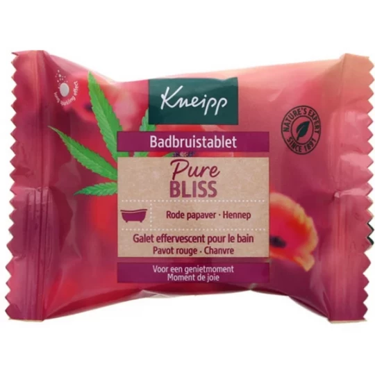 Kneipp Galet pour le Bain Coquelicot Chanvre 80 g