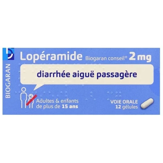 Lopéramide Biogaran 2 mg x 12 - image 4