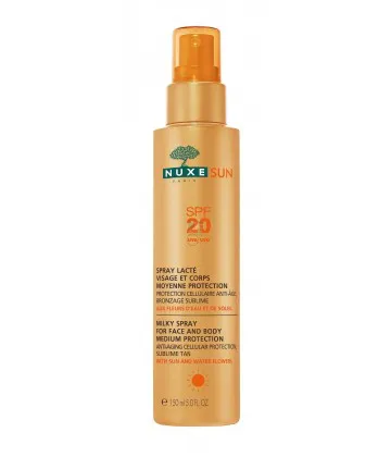Nuxe Sun Spray Lacté Visage et Corps SPF20 150 ml
