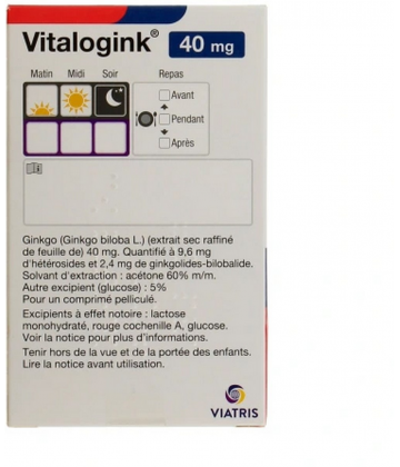 Vitalogink Mylan Viatris 40 mg x 90
