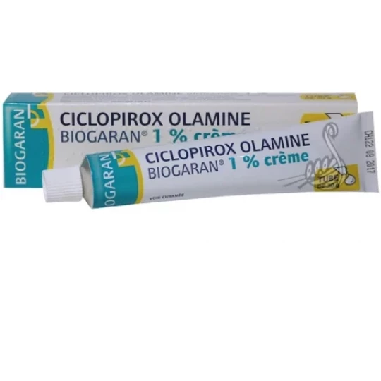 Ciclopirox Olamine Biogaran 1% Crème 30 g