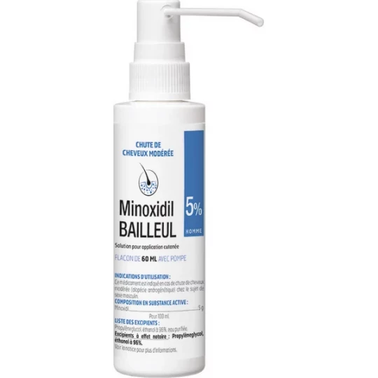 Minoxidil Bailleul 5% 3 x 60 ml