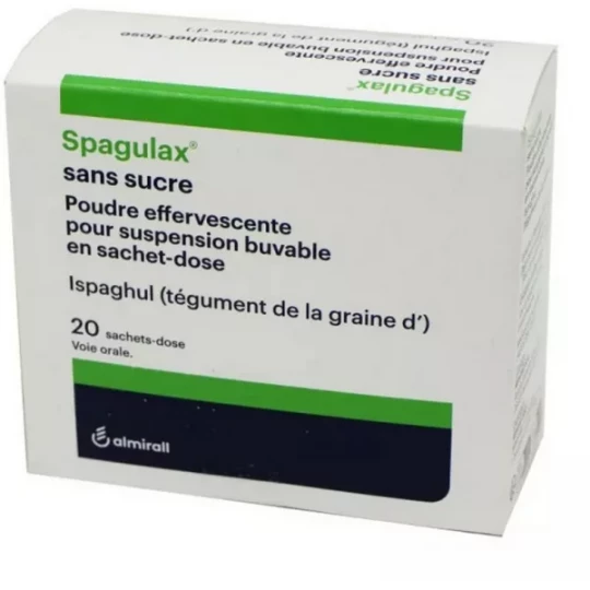 Spagulax Poudre Effervescente Sans Sucre Sachets x 20
