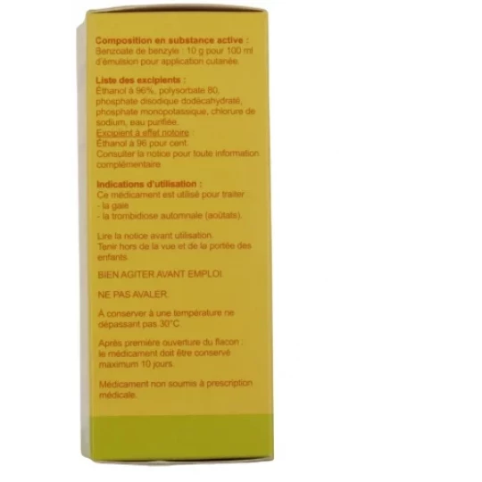 Ascabiol 10% Emulsion pour application cutanée 125 ml - image 2