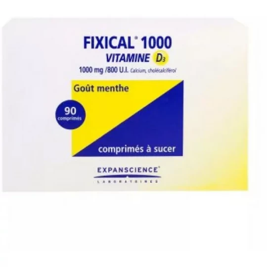 Fixical Vitamine D3 1000mg/800UI Comprimés - image 2