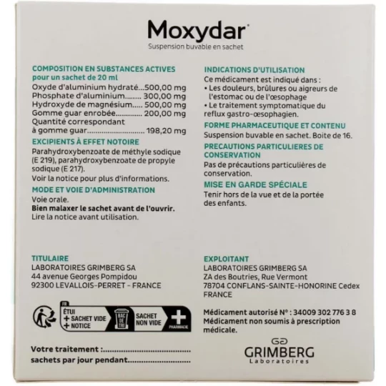 Moxydar Suspension Buvable Sachets - image 3