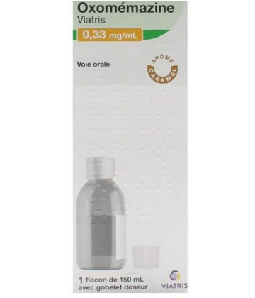 Oxomémazine Mylan Viatris 0,33 mg/ml Sirop 150 ml