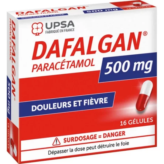 Dafalgan 500 mg Gélules x 16