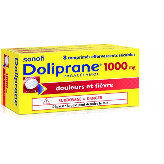 Doliprane 1000 mg Effervescent x 8
