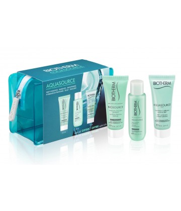 Biotherm Trousse Voyage Aquasource et Biosource Peau Normale à Mixte