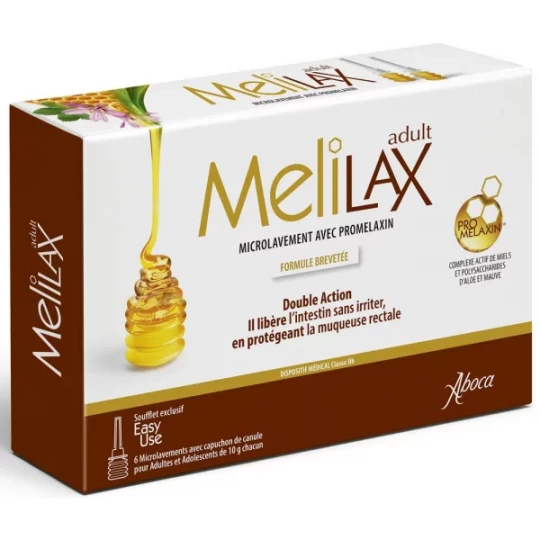 Aboca Melilax Microlavements 10 g x 6