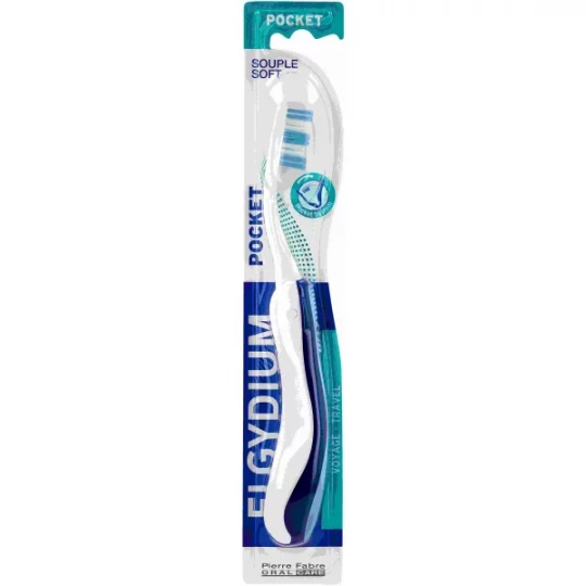 Elgydium Brosse à Dents Pocket Souple Violette